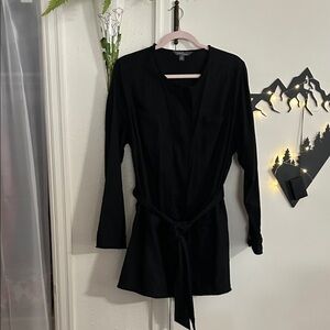 Market & Spruce Black Utility Jacket